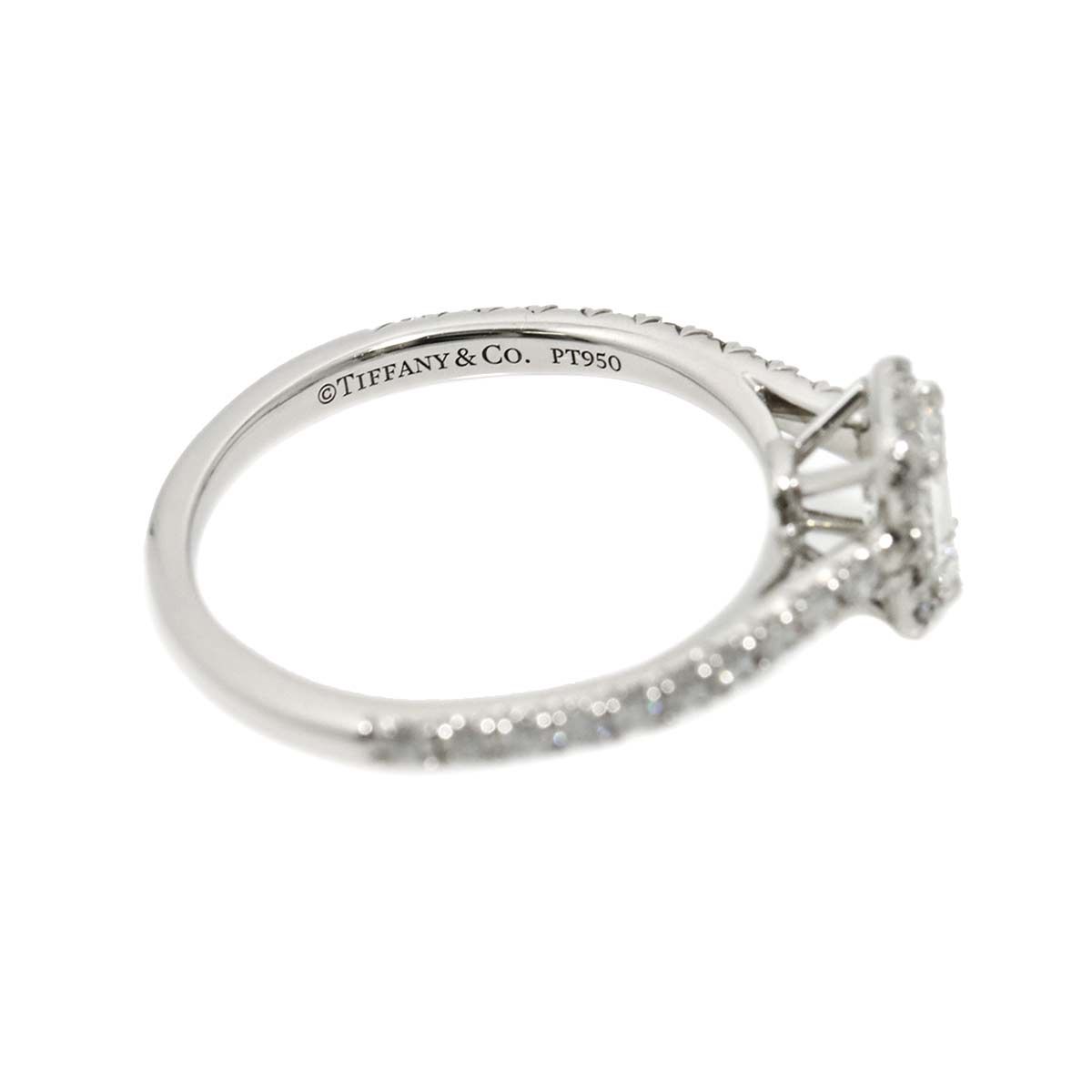 Tiffany & Co. プラチナリング 7号 ダイヤモンド(鑑定書付)