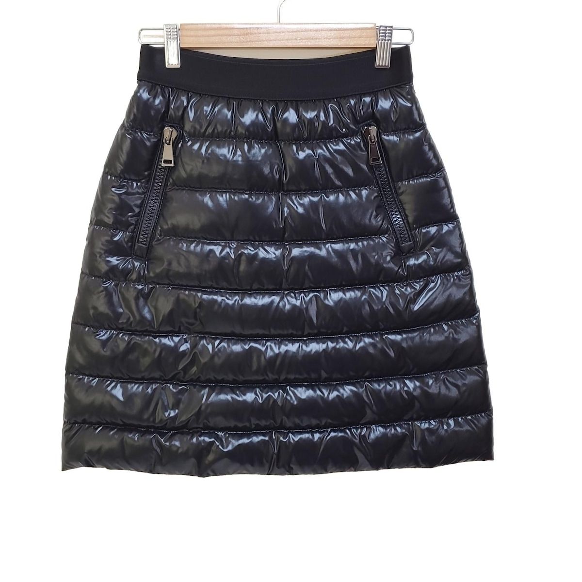 MONCLER モンクレール スカート サイズ40 M レディース GONNA 黒 ひざ丈