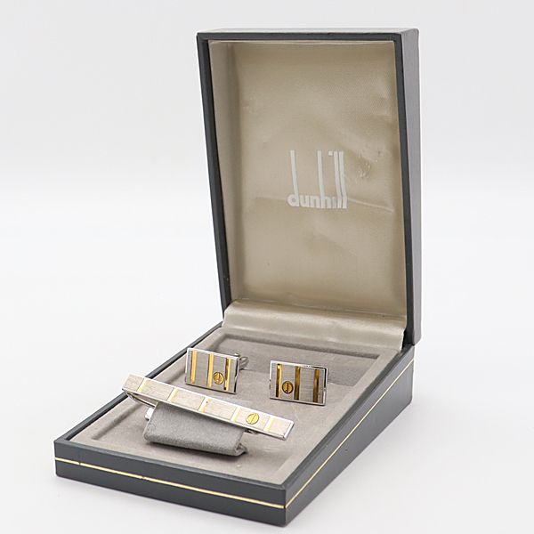 箱付き 良品 ダンヒル ゴールド　ネクタイピン 良品 箱付 ダンヒル ネクタイピン/カフス ゴールド/シルバー