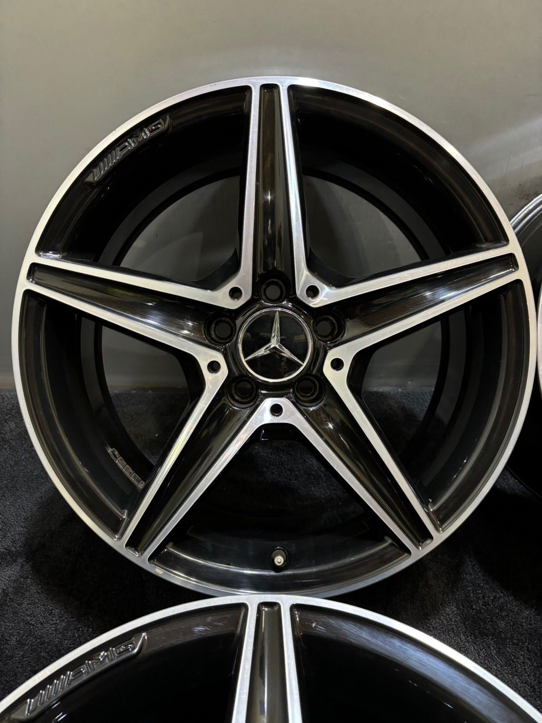 ☆ベンツ W205 Cクラス 純正 18インチ 7.5J +33/+44 112 5H