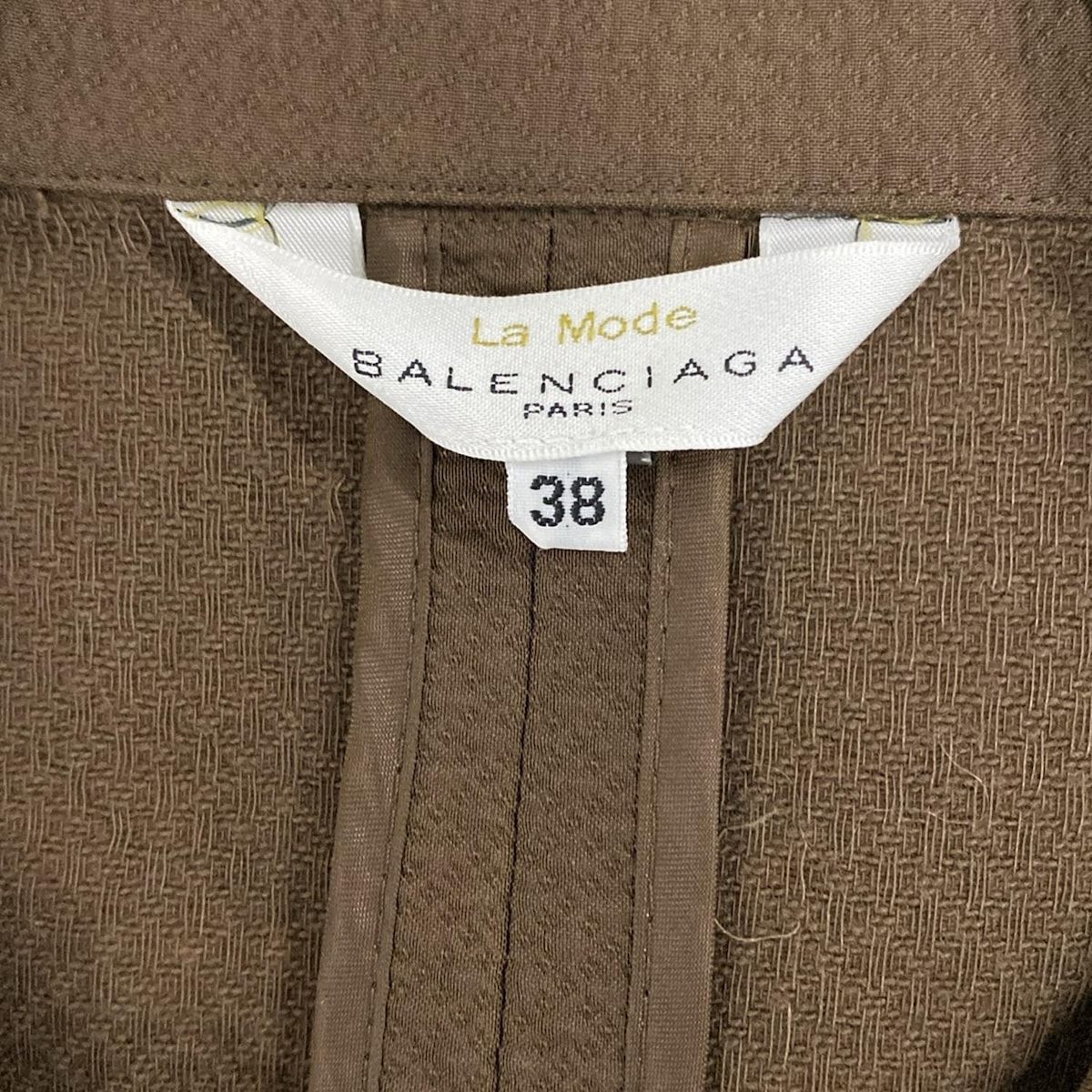BALENCIAGA バレンシアガ スカートスーツ レディース - ダークブラウン 肩パッド|La Mode NICORILABO_COM