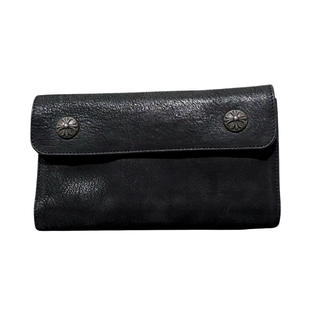 クロムハーツWAVEクロスボールウォレット CHROME HEARTS クロムハーツ（原本有） WAVE CROSS BALL