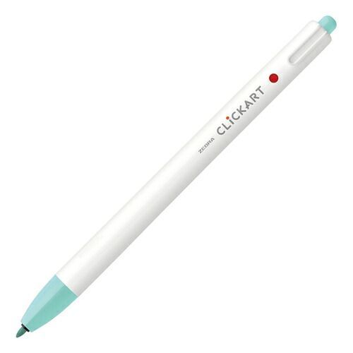(まとめ）【ゼブラ】水性ペン クリッカートペン アクアブルー WYSS22-AQB 【×100セット】