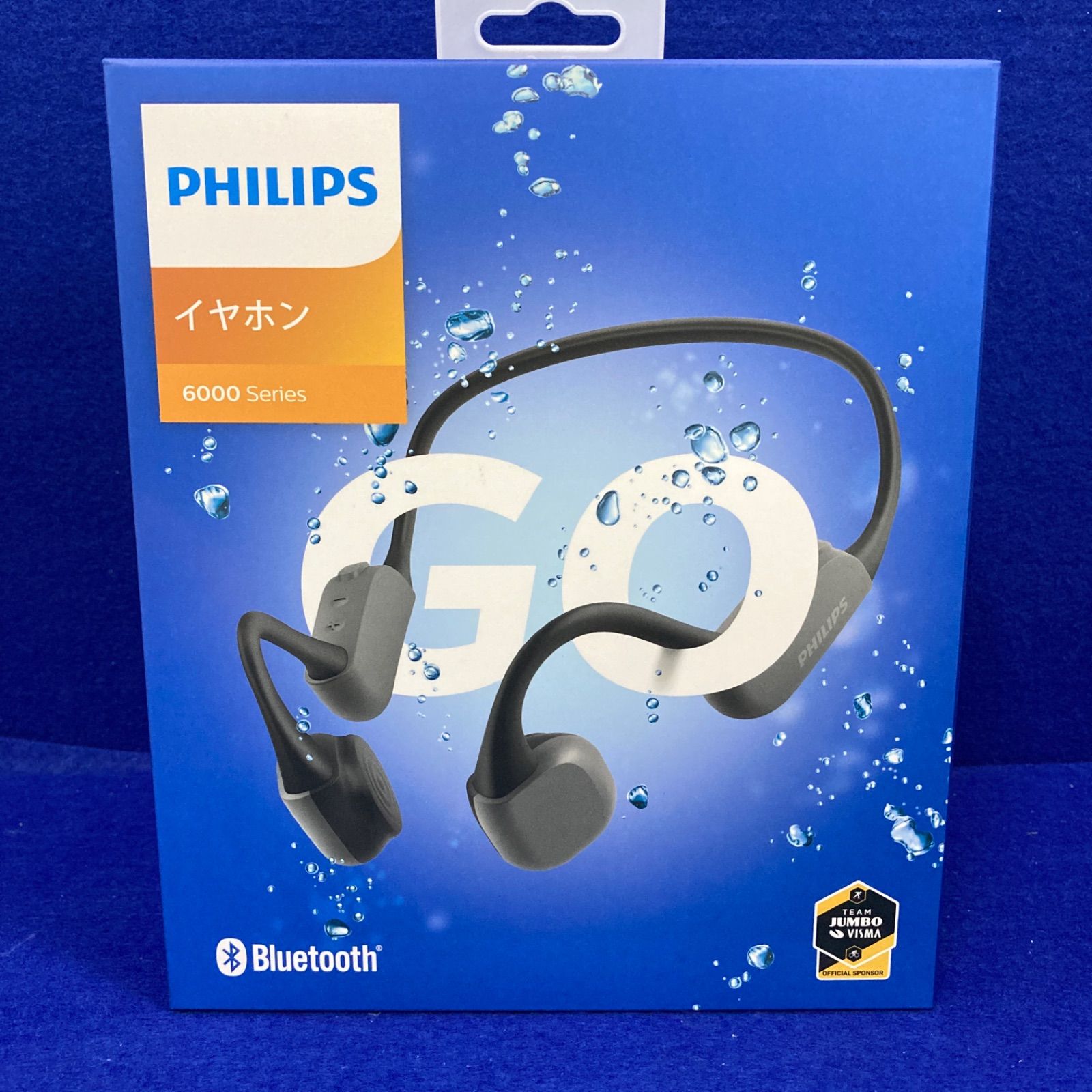 新品★PHILIPS (フィリップス) 骨伝導 ワイヤレスヘッドホン TAA6606BK/11 IP67防水防塵 Bluetooth  ジョギング用ライト付 6000series