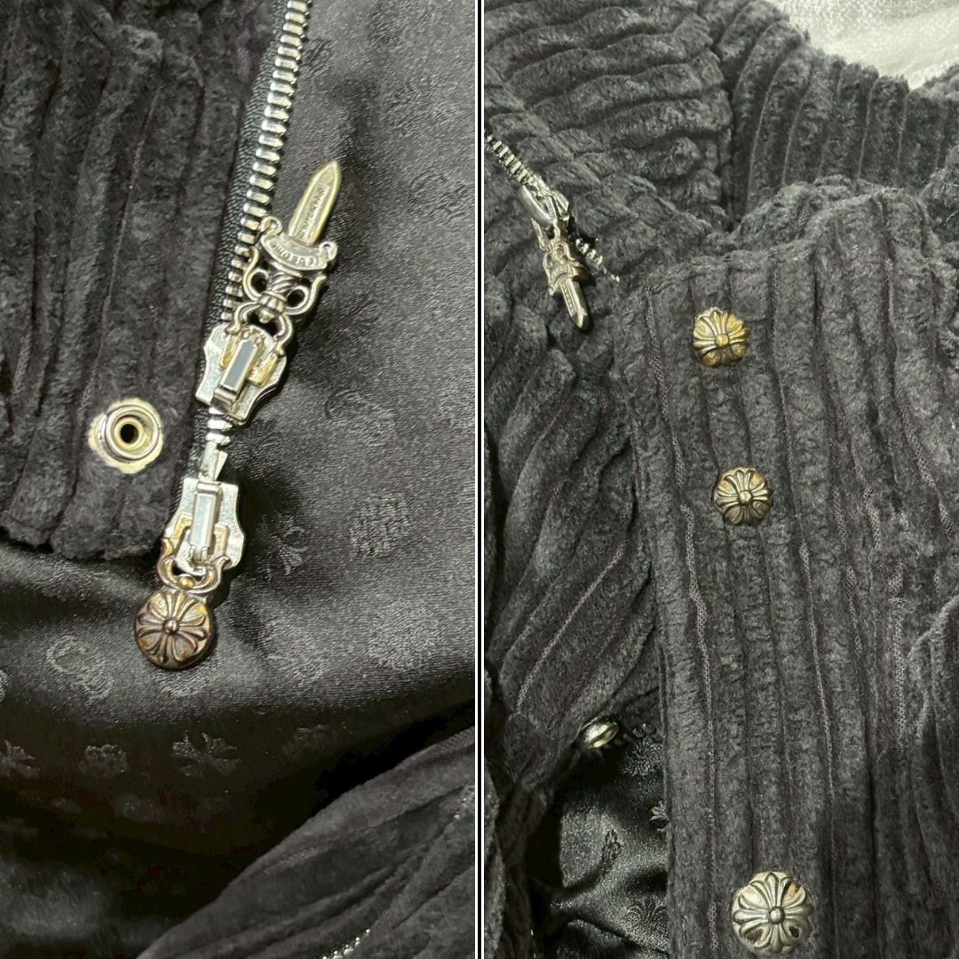 chrome hearts matty boy コーデュロイ ダウンジャケット CHROME HEARTS クロムハーツ MATTYBOY コーデュロイ ジャケット