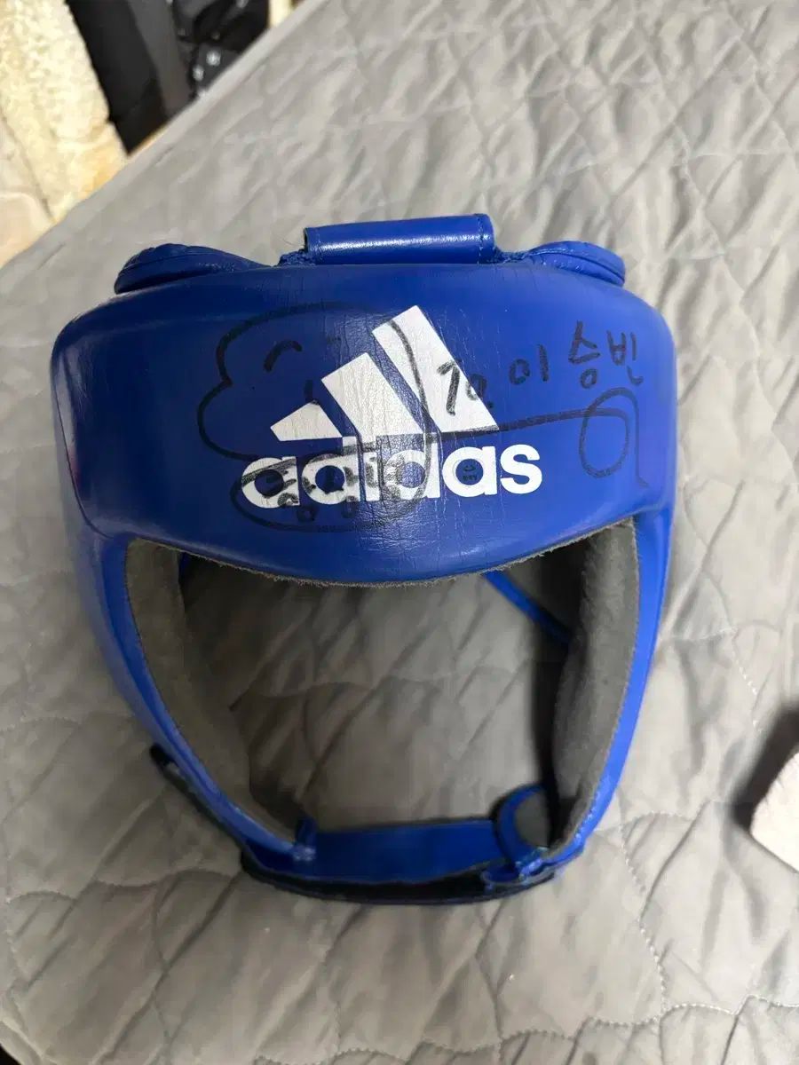 adidas アディダス 相葉 ヘッドギア シン ジョンフン 함상명 サイン入り