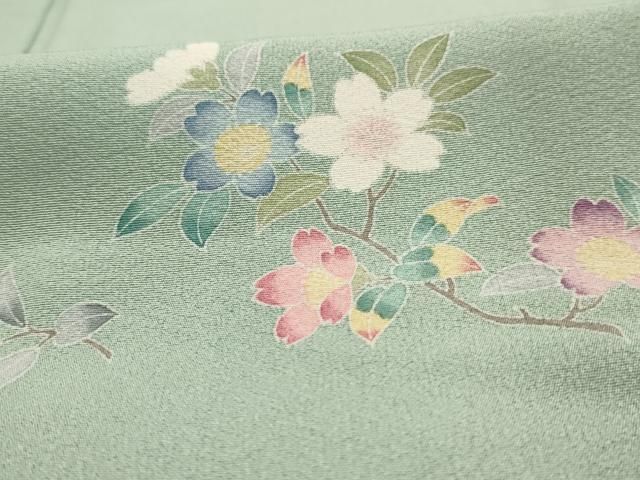 平和屋着物□訪問着 草花文 正絹 逸品 AAAQ0932dt - メルカリ 