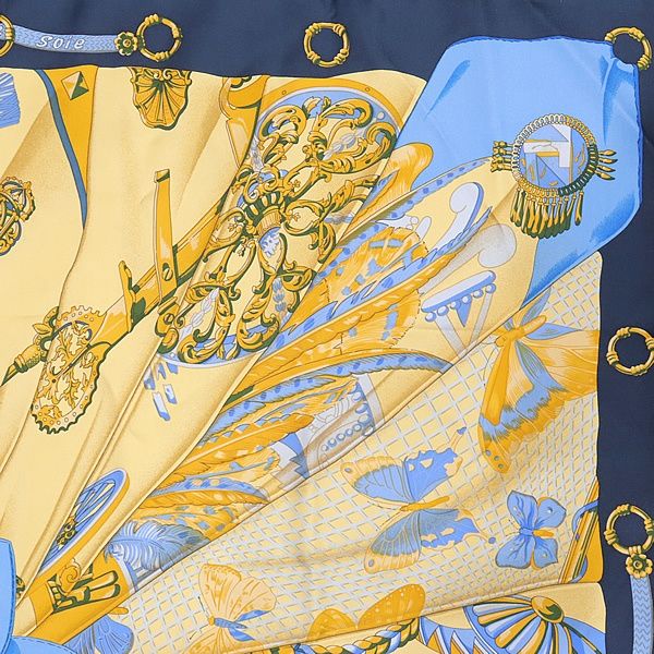 広尾店】極美品 エルメス HERMES カレ90 大判スカーフ SOLEIL DE 広尾店】極美品 エルメス HERMES カレ90 大判スカーフ SOLEIL DE