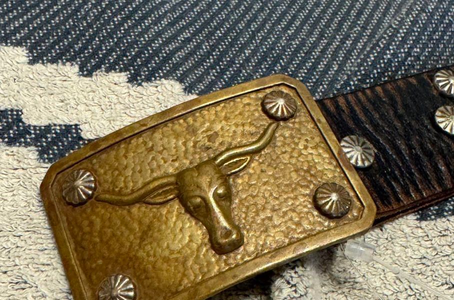 rrl 牛 ベルト 34
