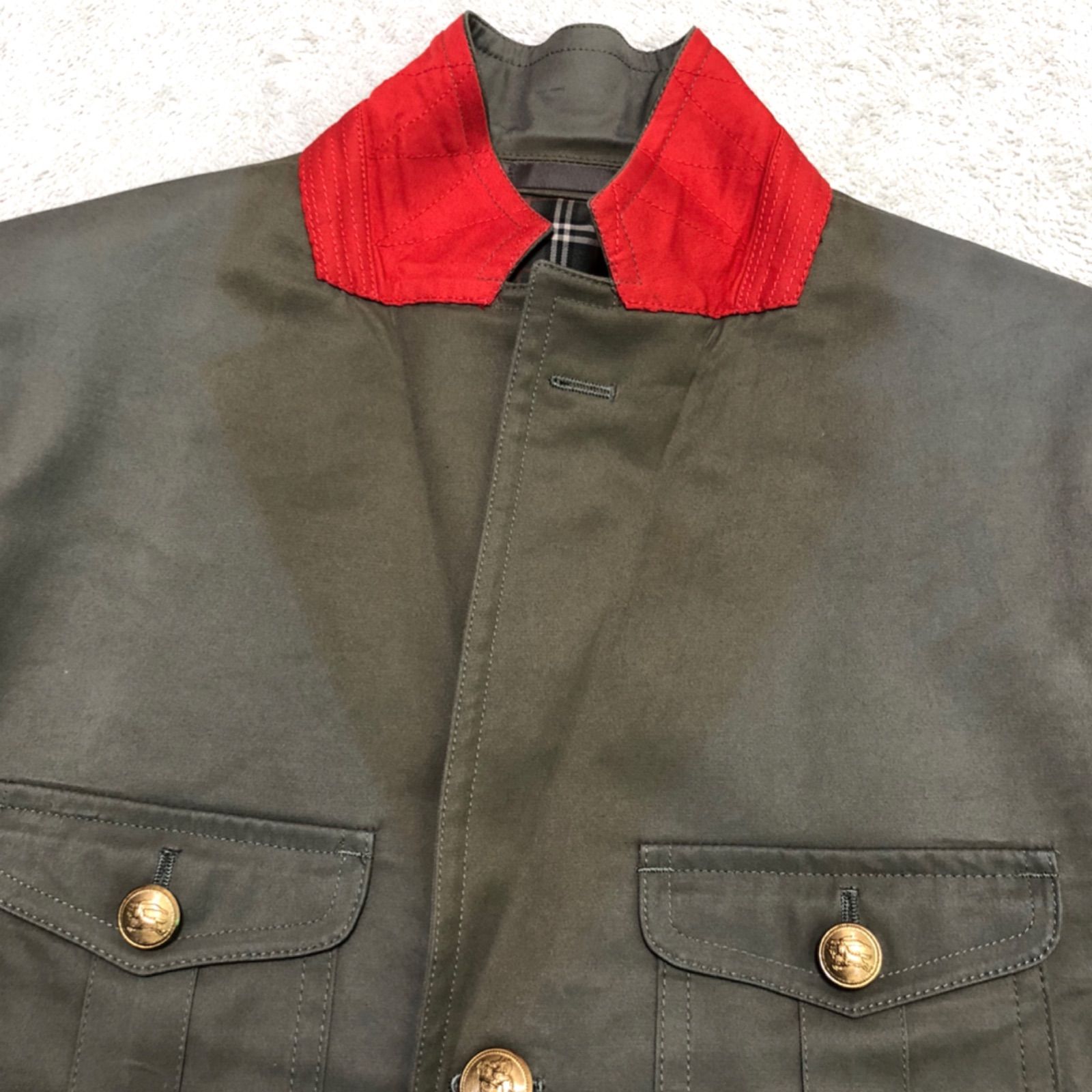 BURBERRY BLACK LABEL オフィサージャケット ミリタリージャケット 