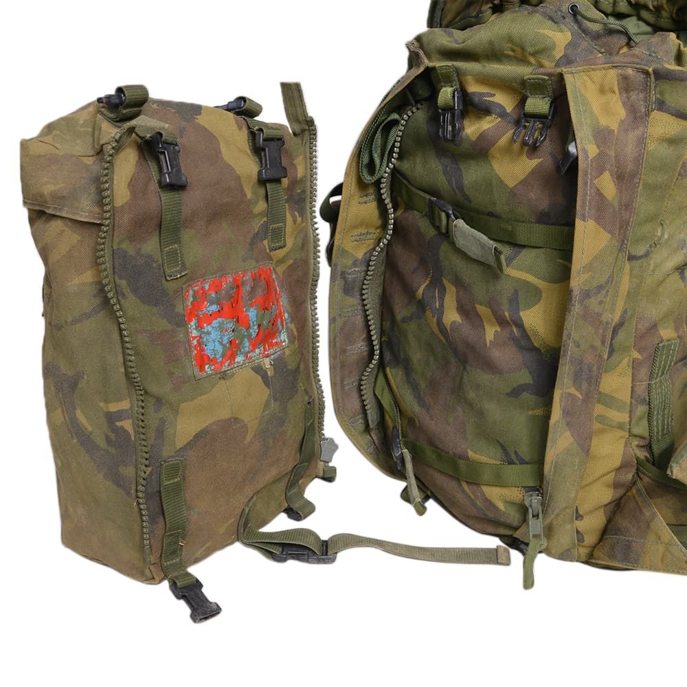 イギリス軍放出品 バックパック DPM迷彩 MOLLE対応 サイドポーチ搭載