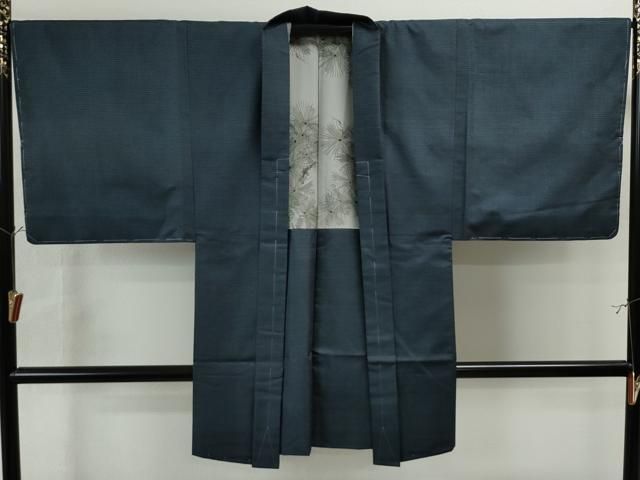 平和屋着物○男性 本場大島紬 アンサンブル 100亀甲 総詰め 正絹 逸品