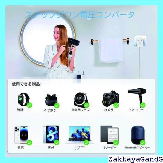 ヶ国へ 0V電気製品