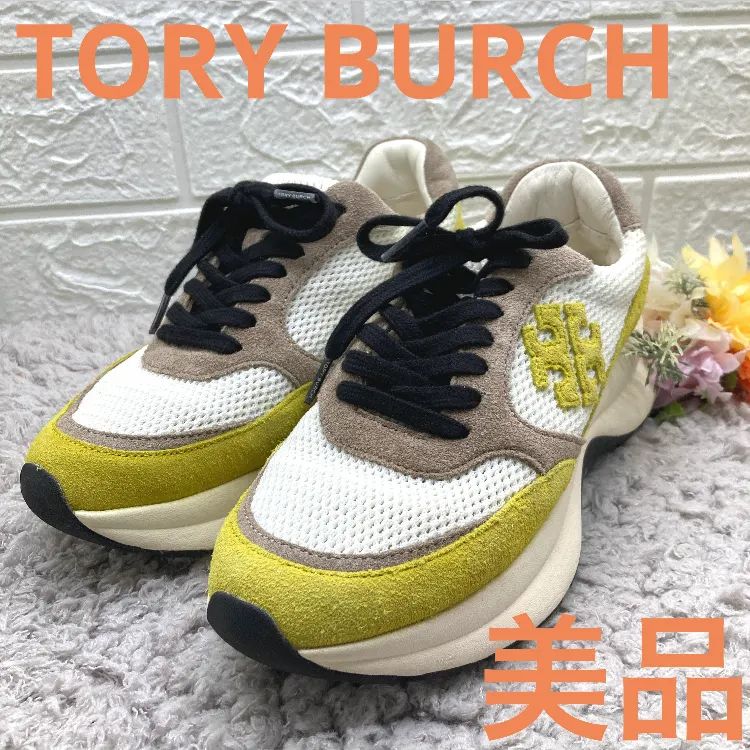 トリーバーチ　靴　スエード茶 Tory Burch - トリーバーチ TORY BURCH スニーカーの通販 by