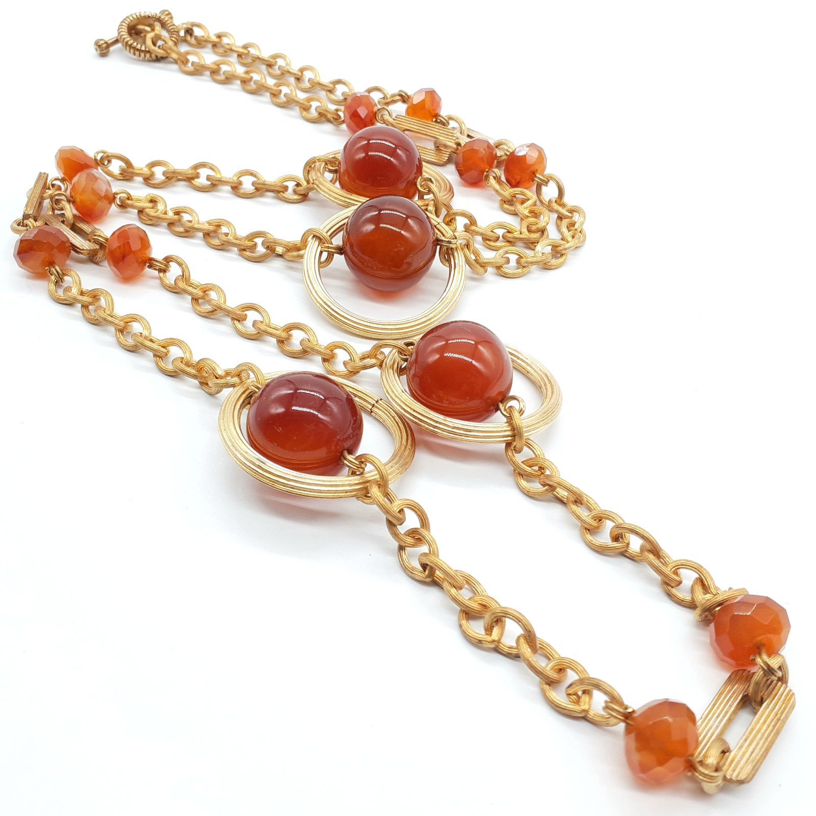 STEPHEN DWECK スティーブンデュエック ネックレス ロング ブロンズ  