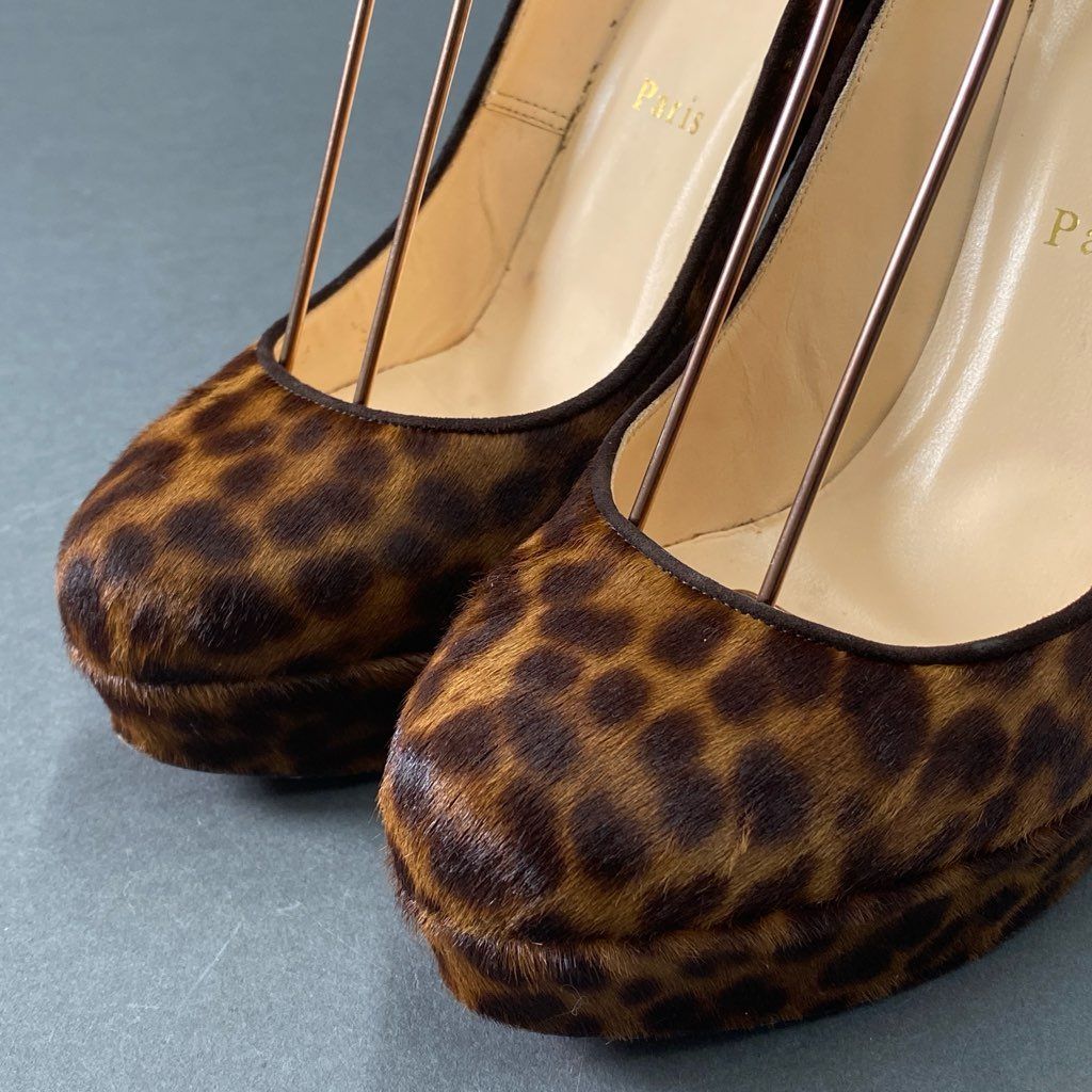 Christian Louboutin クリスチャン ルブタン レオパード 38