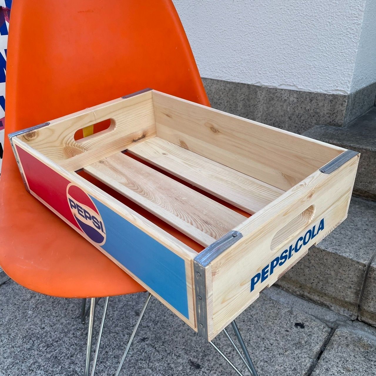 PEPSI ペプシコーラ ウッドボックス ［PEPSI-2］ WOOD CRATE ドリンク