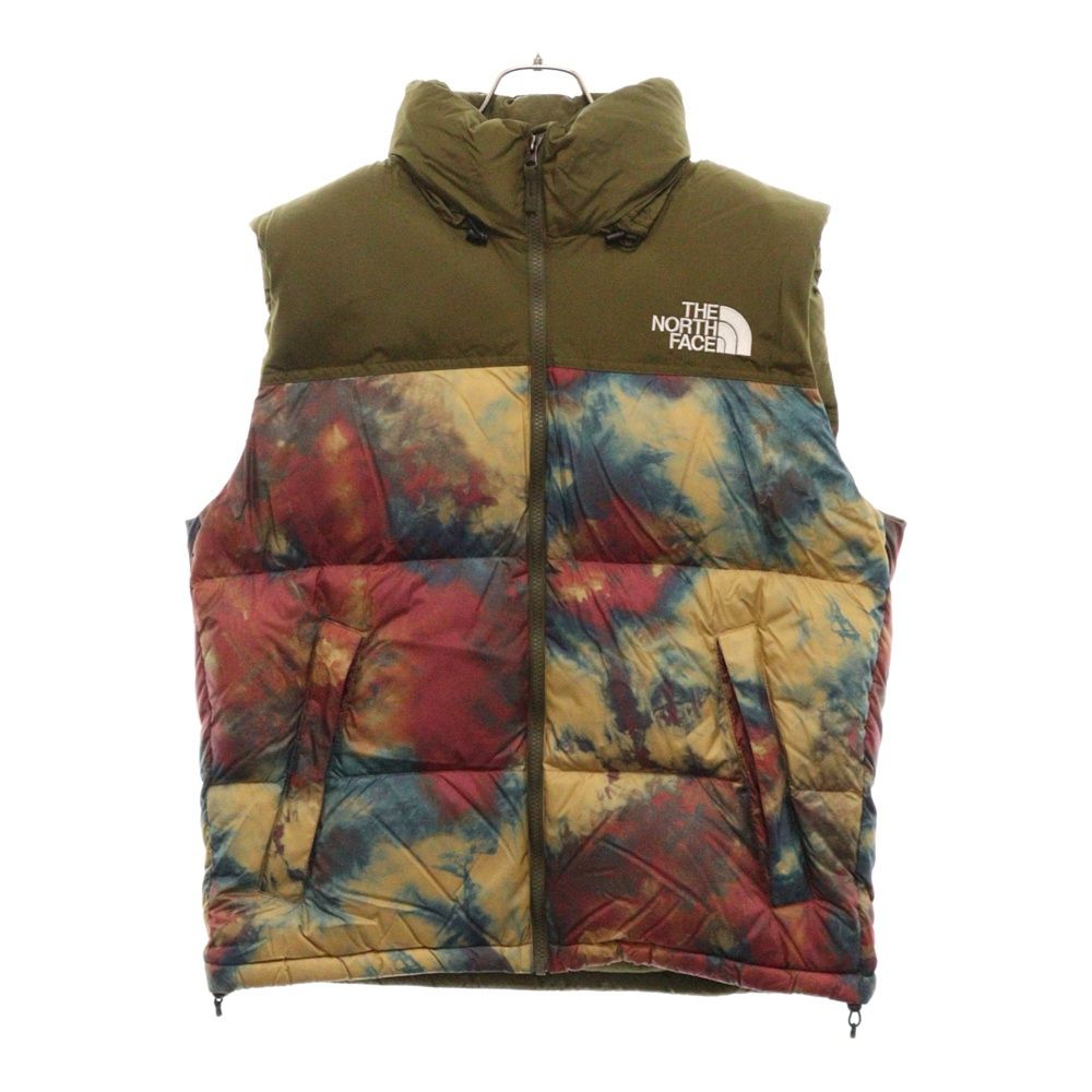 ザノースフェイス　ヌプシダウンベスト タイダイ THE NORTH FACE (ザノースフェイス) タイダイ総柄 ノベルティーヌプシ