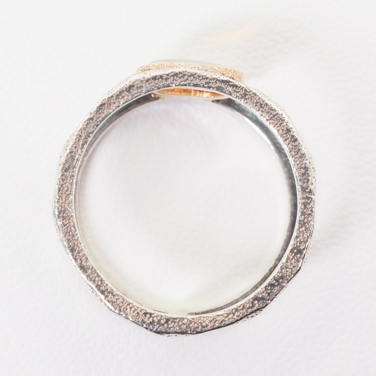 アガット シルバー×K10 オパール テクスチャー リング/24-3940S - メルカリ 