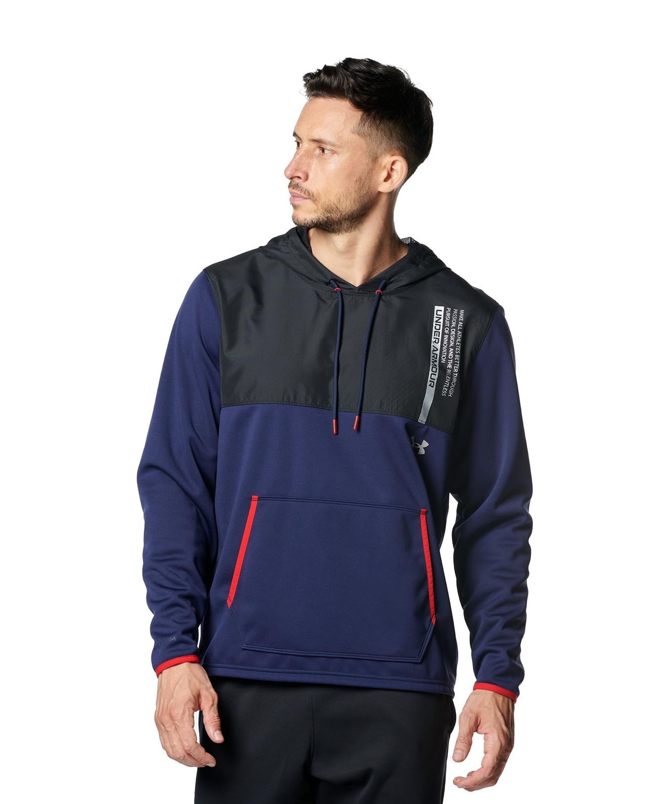 [アンダーアーマー] UA ARMOUR FLEECE MAX PO HD Midnight Navy XL [Midnight Navy] [XL]