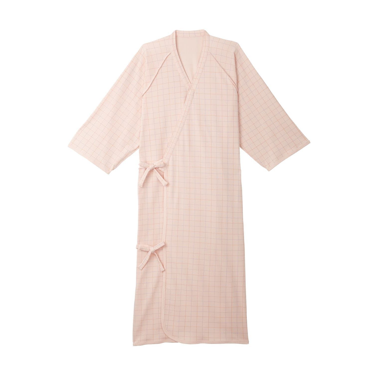 マンラク1型ねまき(オールシーズン) 介護ねまき 24-6682-0202 ピンク