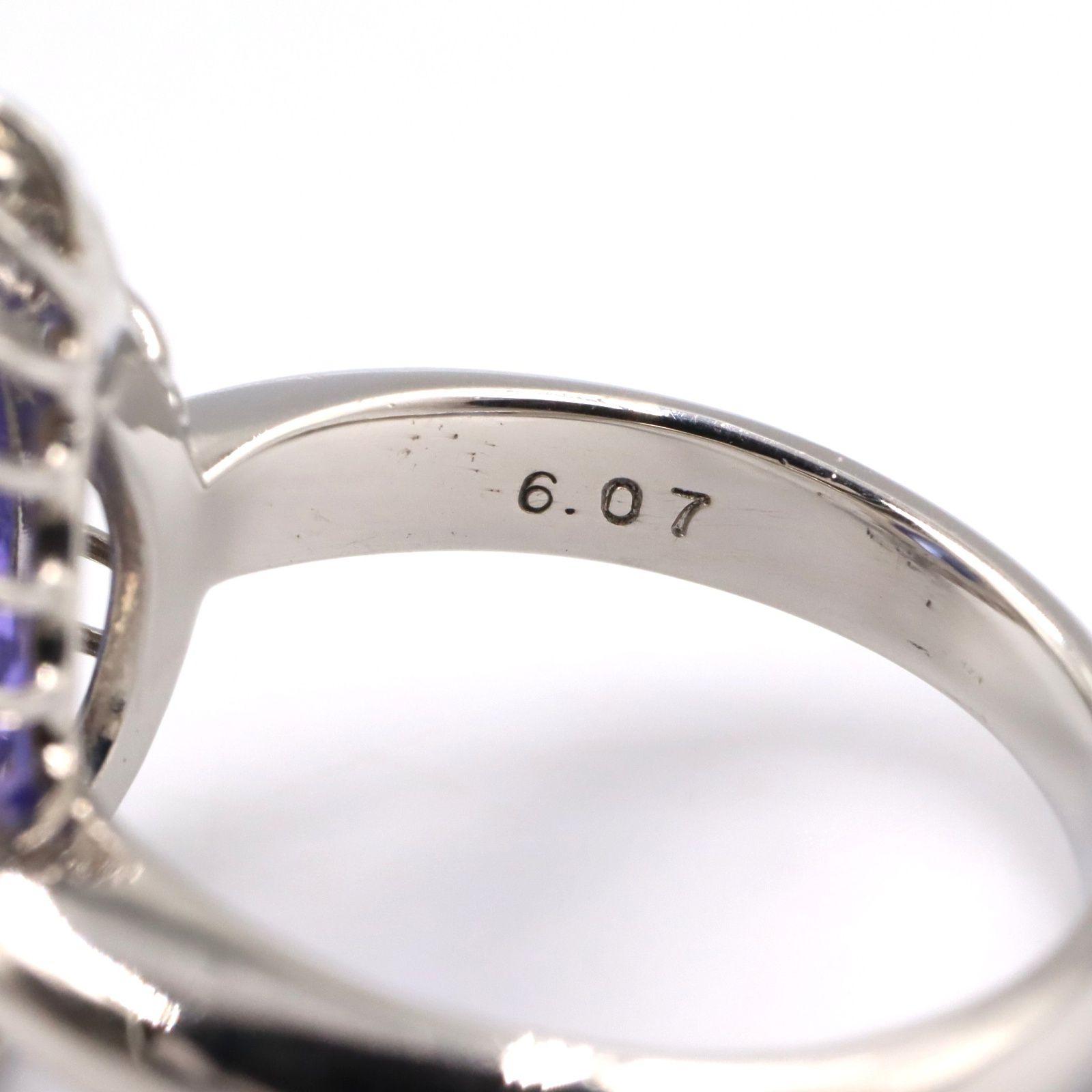 ジュエリー JEWELRY リング 指輪 タンザナイト ダイヤモンド リング ﾀﾝｻﾞﾅｲﾄ 10.5g 12 Pt900プラチナ ダイヤモンド リング レディース Used A FORTGASGNV_COM_BR
