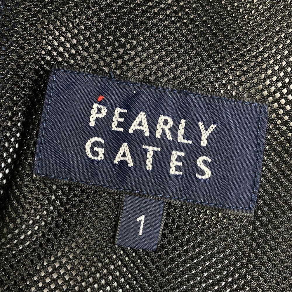 サイズ：1 PEARLY GATES パーリーゲイツ  ダブルラッセル ジョガーパンツ ロゴ  ネイビー系 [240101480697] ゴルフウェア レディース ストスト サイズ：1 PEARLY GATES パーリーゲイツ ダブルラッセル