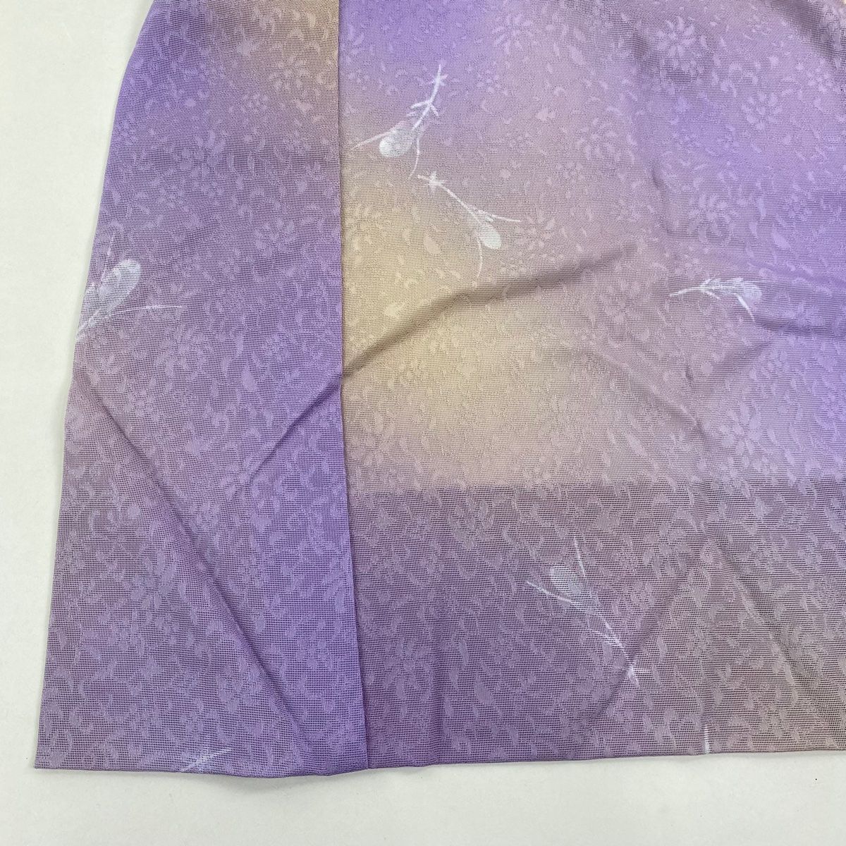 羽織 抽象模様 ベージュ お洒落 くすみカラー 着物 033a d 振舞い 