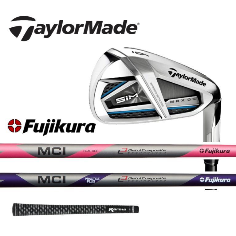 SIM MAX アイアンセット 6〜SW 7本セット テーラーメイド sim max