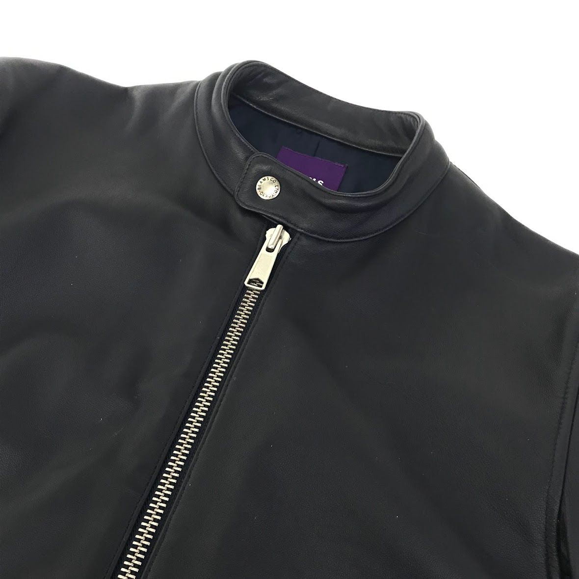 倉吉店】BEAMS | ビームス レザー シープスキン シングルライダース 11 