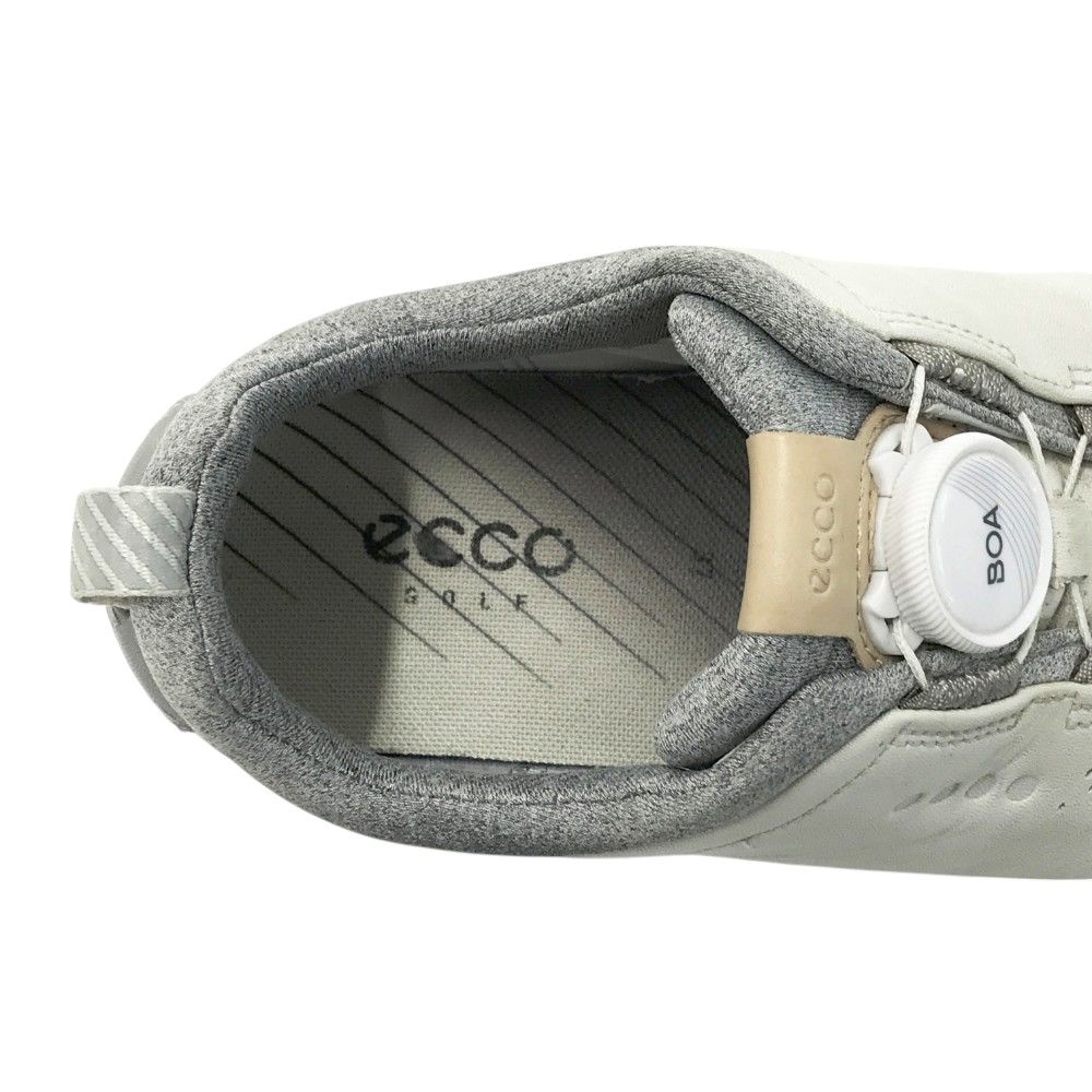 ecco エコー 102913 S-Three BOA スパイクレスシューズ  ホワイト系 37 [240101462068] ゴルフウェア レディース ストスト ecco エコー 102913 S-Three BOA スパイクレスシューズ ホワイト