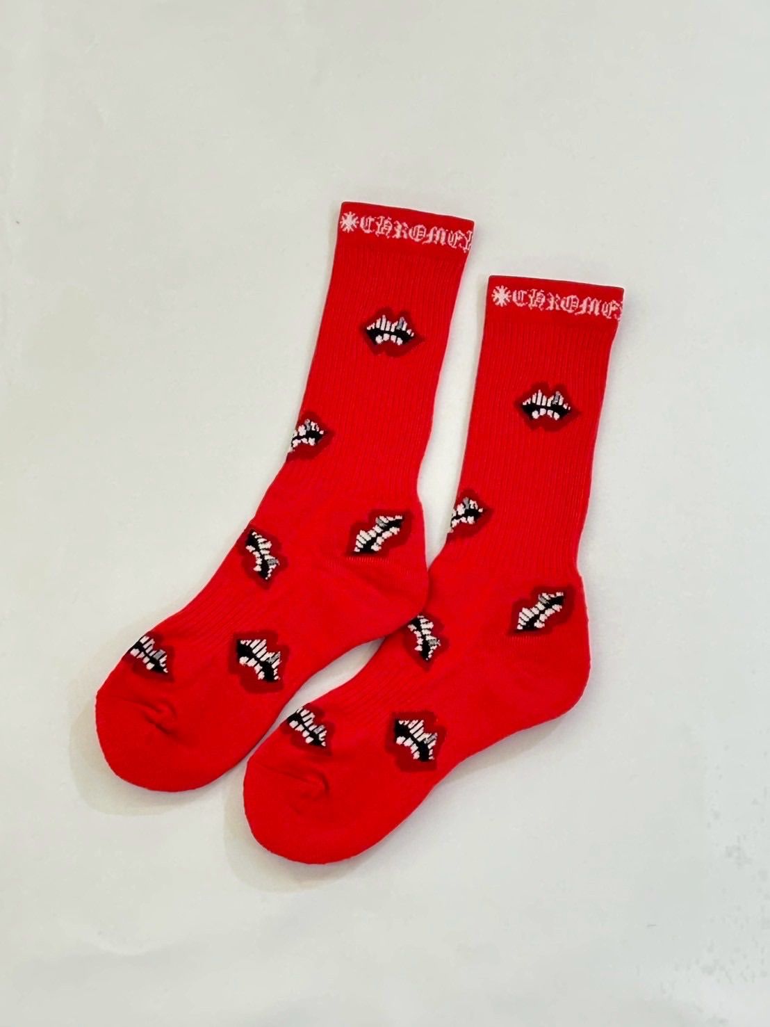 クロムハーツ Chrome Hearts マッティボーイ ソックス レッド S