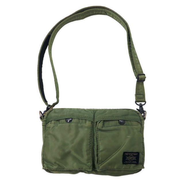 PORTER タンカー 2WAY ショルダーバッグ カーキ ナイロン TANKER