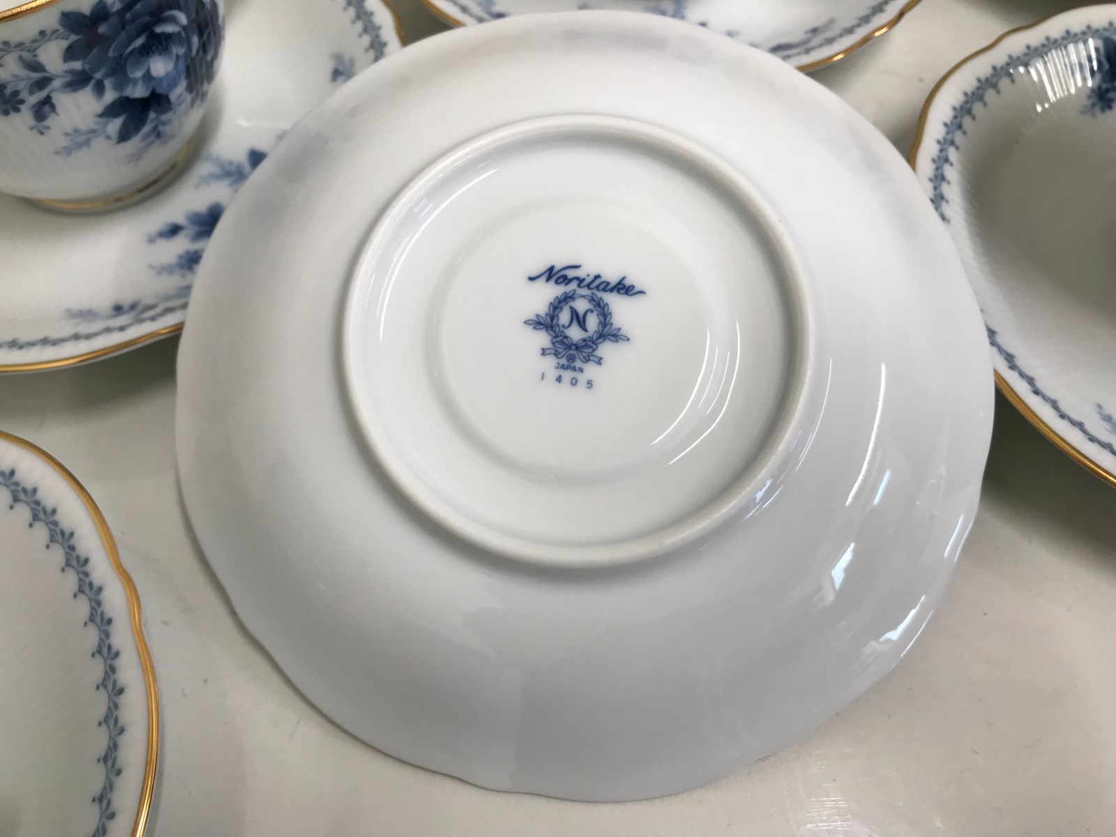 ノリタケ☆Noritake☆ゴールドライン☆カップ&ソーサー☆6客☆N4287-