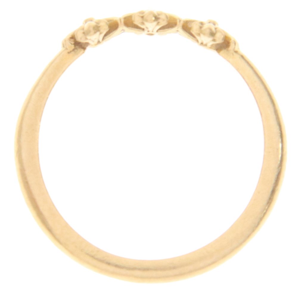 CHROME HEARTS (クロムハーツ) 22K BUBBLEGUM 3CH PLUS RING