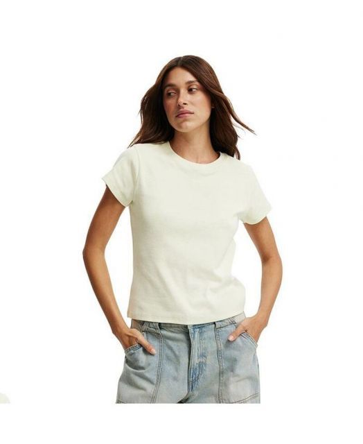 売れ筋商品|||コットンオン カットソー トップス レディース Women's 90S Baby Tee Honey dew haze 送料無料】 コットンオン レディース シャツ トップス Women's