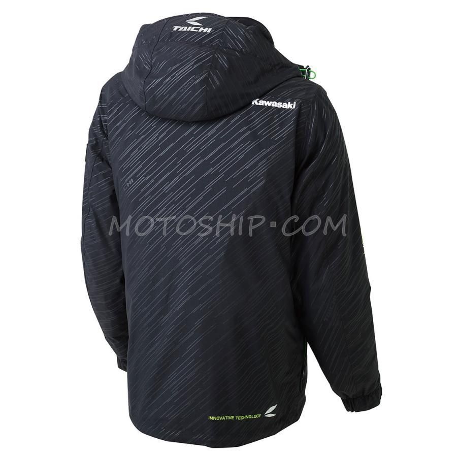 Kawasaki モトレックウインターパーカー LLサイズ ブラック/グリーン カワサキパーツ/ウエア＆グッズオンラインショップカワサキ モ