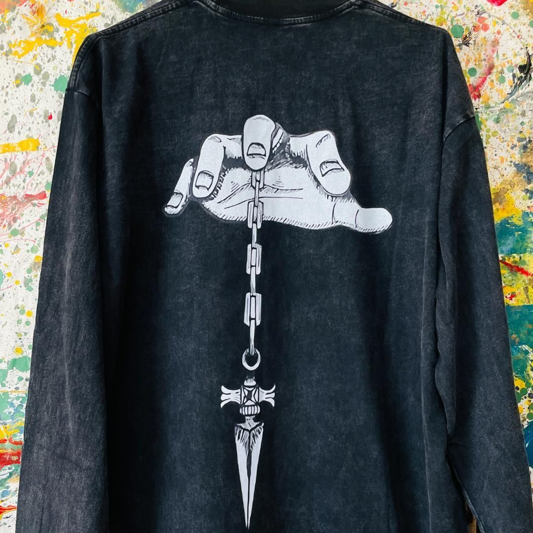 クラピカ メンズ リプリント ロンT 長袖 秋 冬 L XL 漫画 アニメ