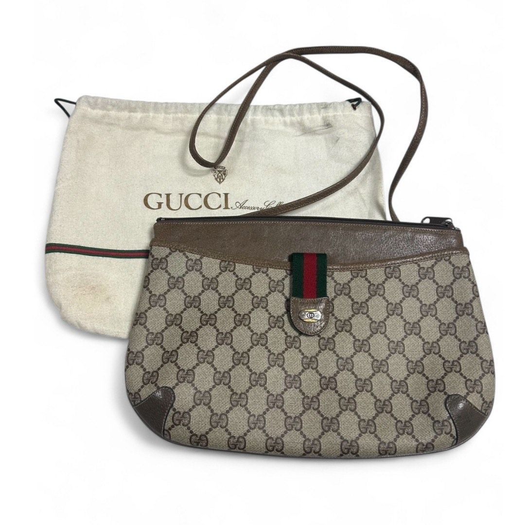 GUCCI グッチショルダーバッグGG柄シェリーライン
