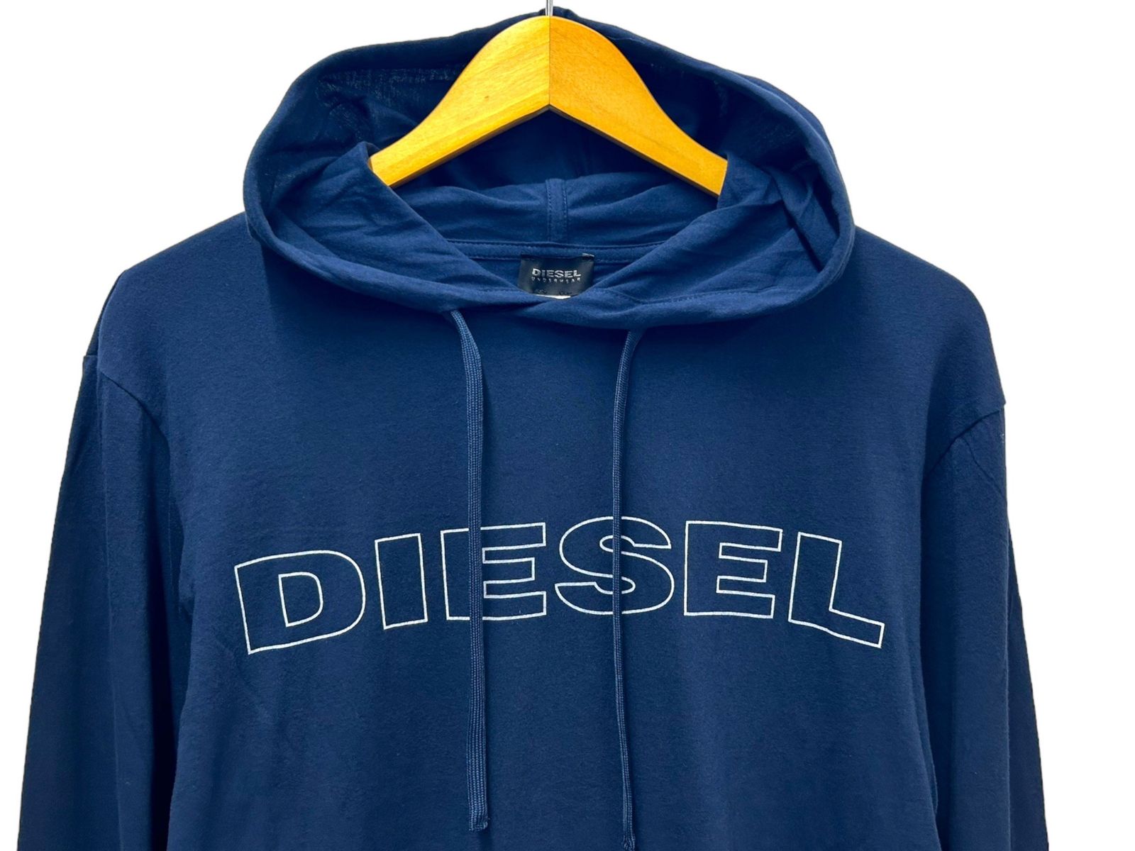 DIESEL (ディーゼル) パーカー ロゴ フーディー 薄手 綿 コットン M