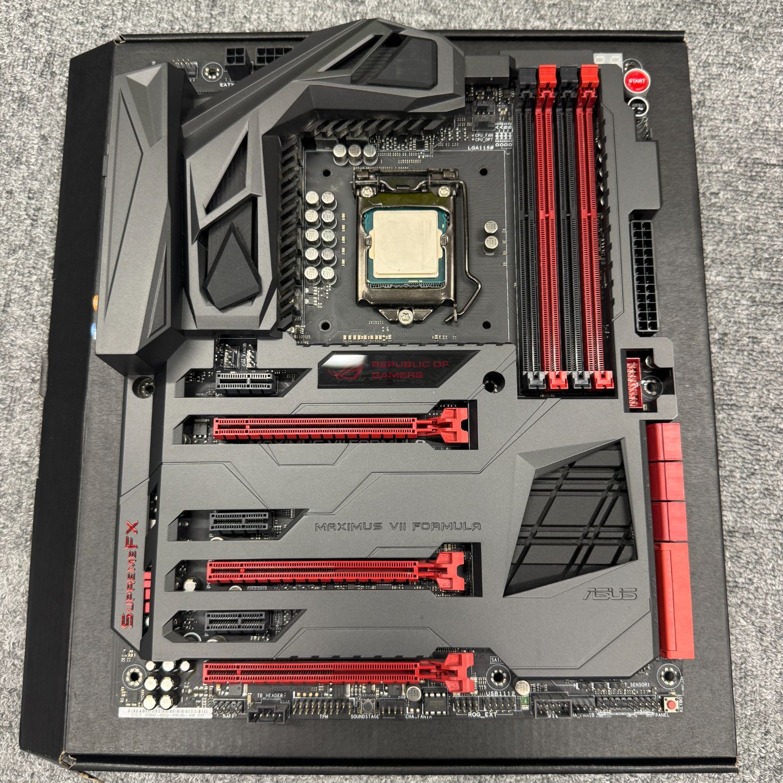 マザーボード i7 4790k Maximus VII Formula G.skill ASUS ROG MAXIMUS VII FORMULA + Core i7 4790K - メルカリ
