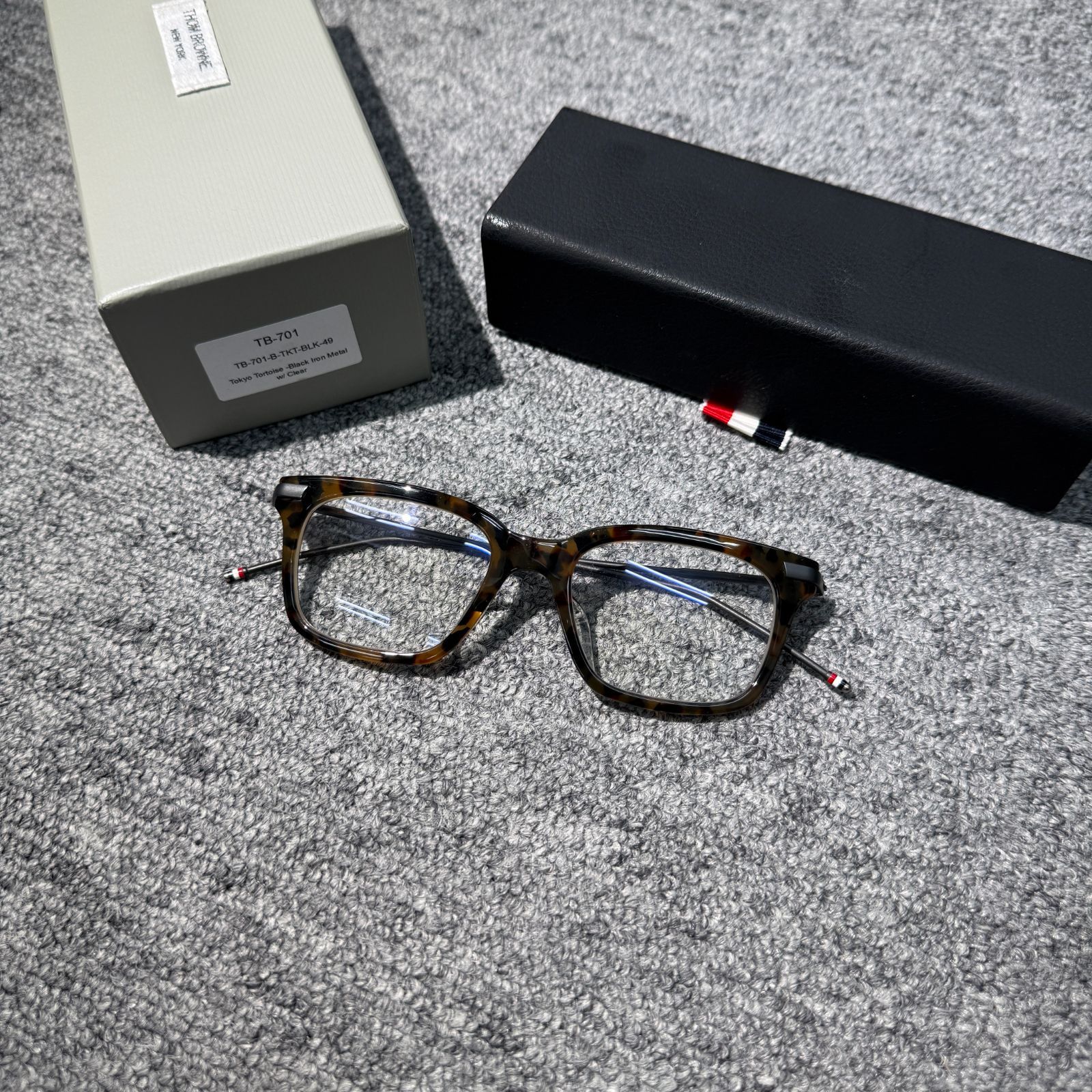 新品未使用 THOM BROWNE トムブラウン TB-701-B-TKT-BLK-49 Tokyo 