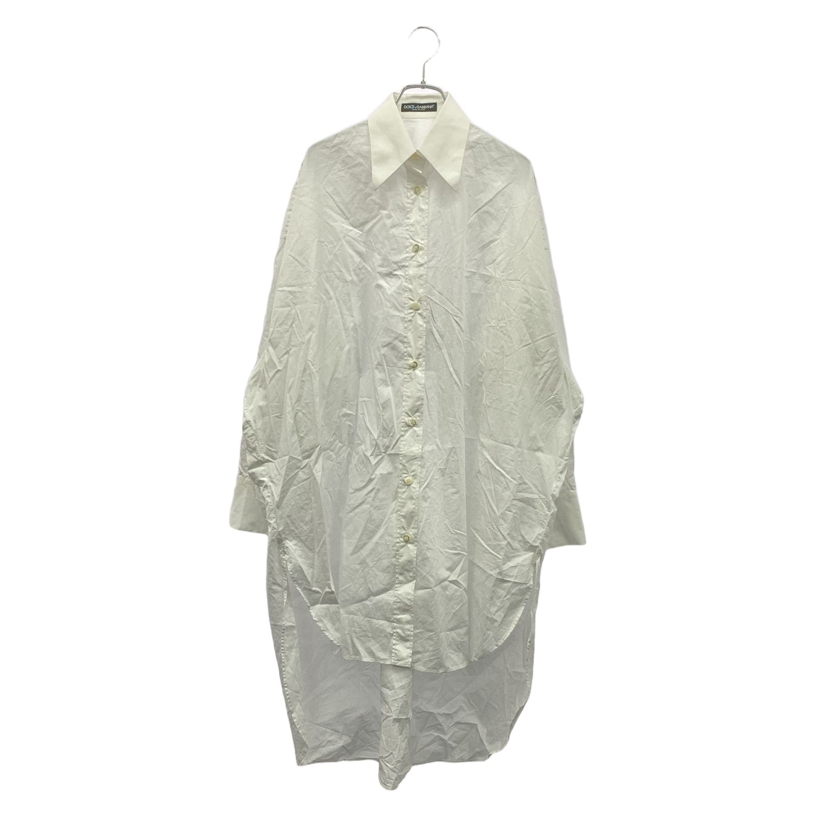 ドルチェアンドガッバーナ DOLCE - GABBANA 長袖シャツ シャツ 白系 コットン シャツ レディース Used B