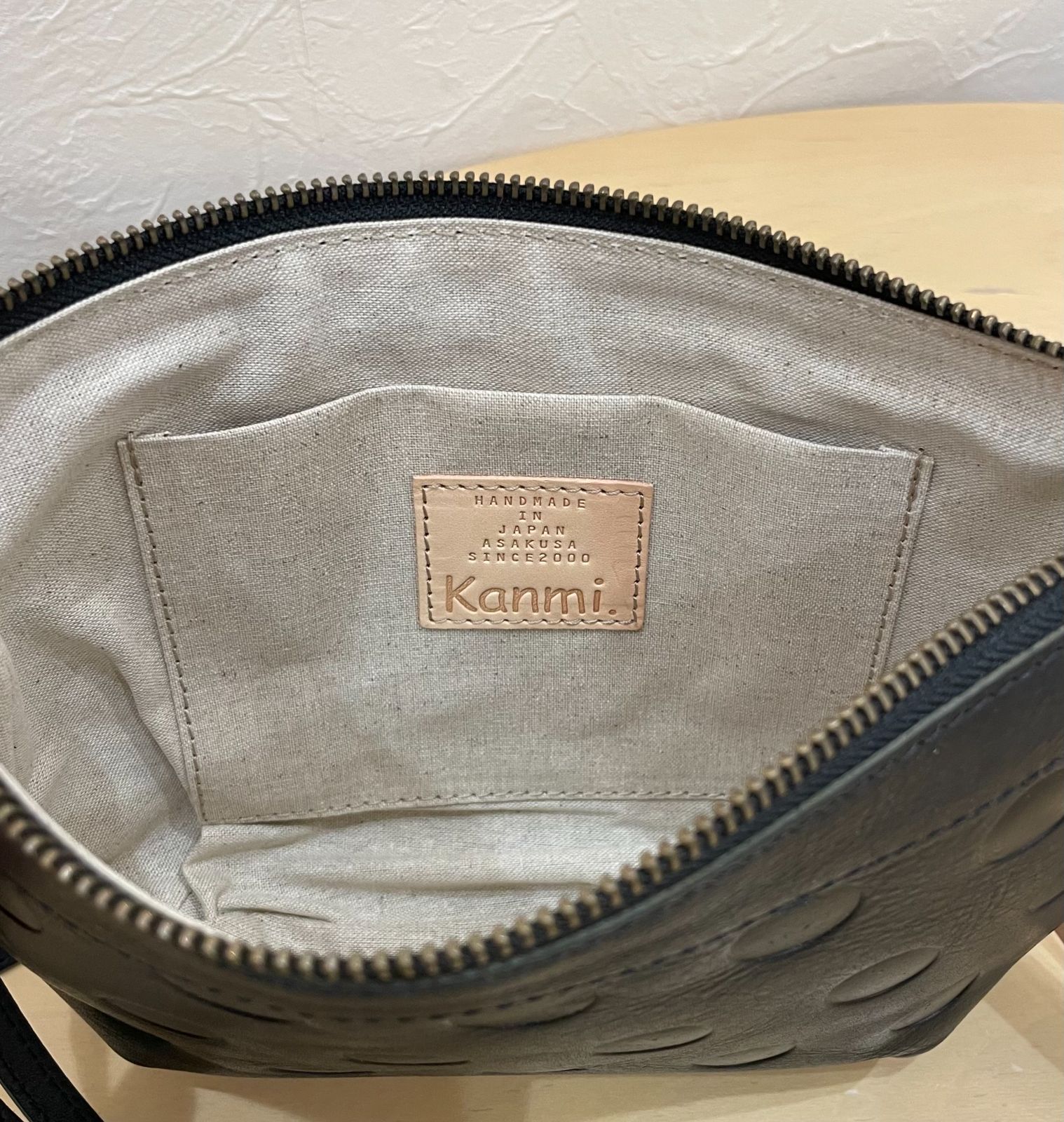 kanmiカンミ キャンディ ワンマイルバッグ レザーショルダー - メルカリ
