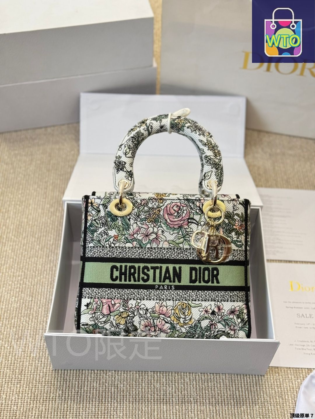 ★Dior★ミディアム レディ D-Lite バッグメキシコ刺繍 楽天市場】【中古】 クリスチャンディオール CHRISTIAN DIOR
