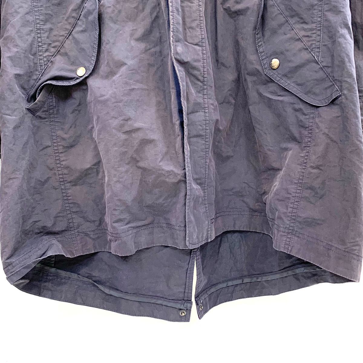 TATRAS タトラス フィッシュテール モッズコート フード付き 紺