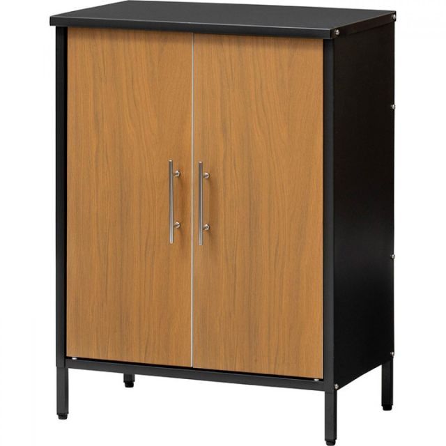 タカショー TAKASHO 美WOOD スリム収納庫S ブラック×ナチュラルウッド A BEW-ST01NW 屋外 両開き 物置 ストッカー