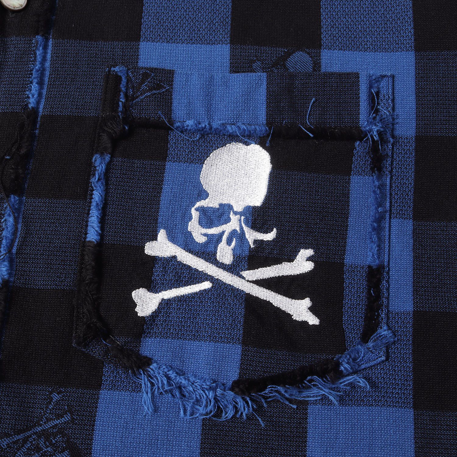 mastermind/マスターマインド スカル リペア加工 デニムパンツ MA-2PA-01-00-D/M /080 未使用mastermind JAPAN⁄マスターマインド リペア加工 スカル刺繍