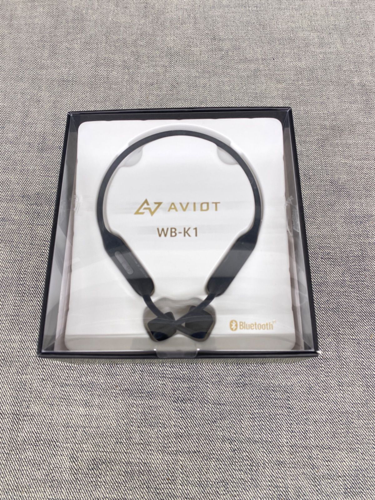 中古品 AVlOT 骨伝導イヤホン WB-K1 動けれ