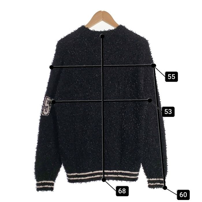 Supreme Textured Arc Sweater Black 黒 Supreme 25ss Textured Arc Sweater 未使用品 - メルカリ